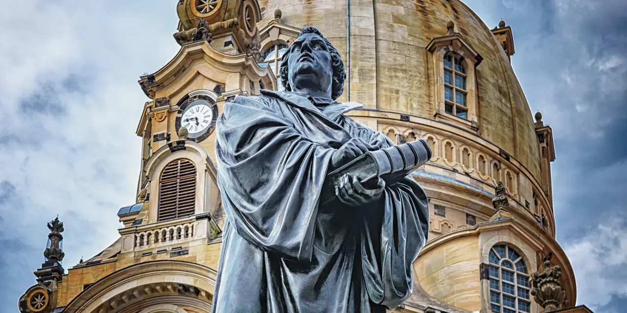 Das Martin-Luther-Denkmal in Dresden. Foto: Wikimedia