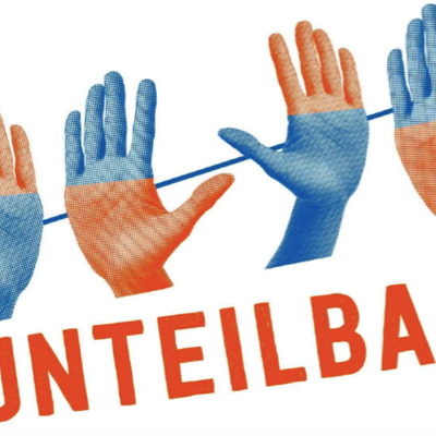Das #unteilbar-Logo des Bündnisses. Grafik: www.unteilbar.org