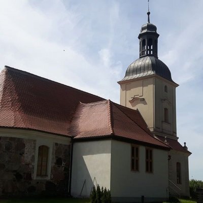 Die Dorfkirche im Brandenburgischen Gollwitz. Foto: Stiftung Orgelklang
