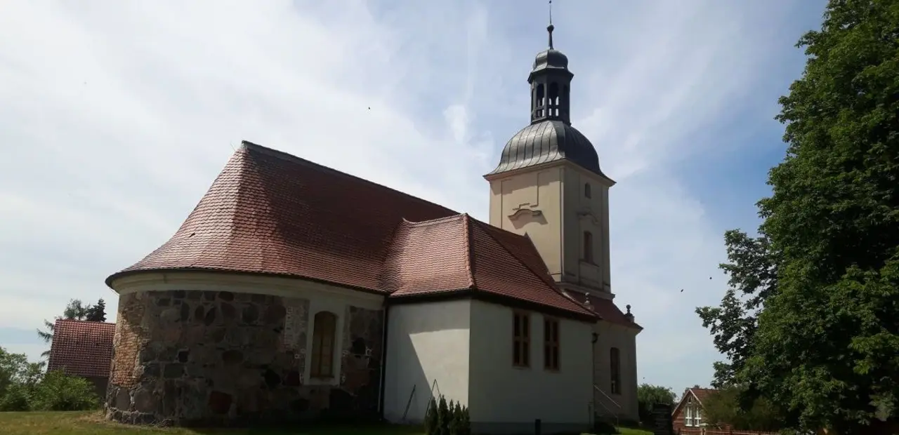 Die Dorfkirche im Brandenburgischen Gollwitz. Foto: Stiftung Orgelklang