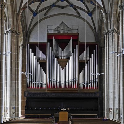Die Orgel in der Kirche in Nordhausen. Foto: Wikimedia