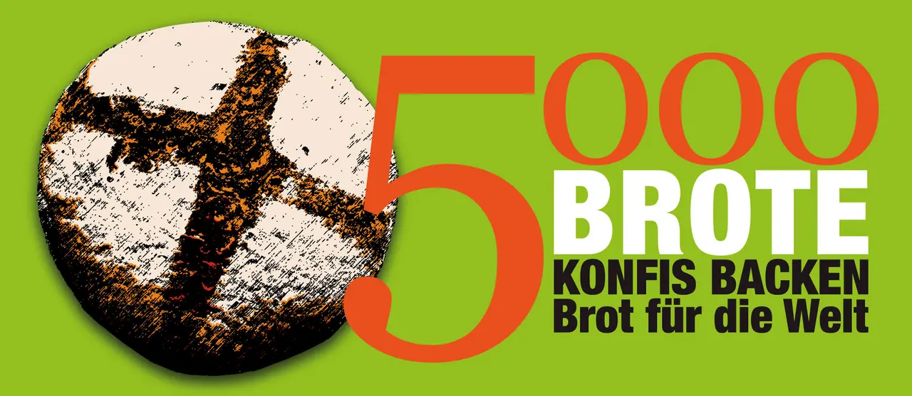 Logo der 5000-Brote-Aktion. Grafik: 5000-brote.de