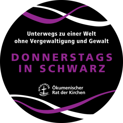 Logo Donnerstags in Schwarz, Quelle: Ökumenischer Rat der Kirchen