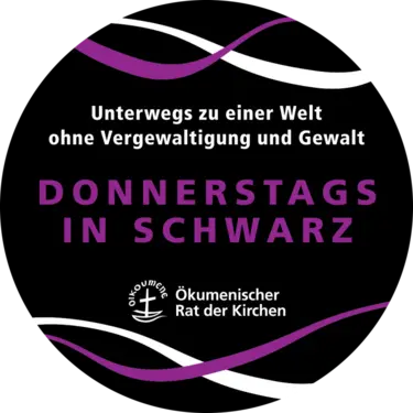 Logo Donnerstags in Schwarz, Quelle: Ökumenischer Rat der Kirchen
